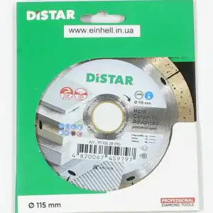 Диск 115 Distar 7d Advanced для плиткорізу — ріже керамограніт рівно, просто на об'єкті