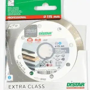 Distar Hard Ceramics 5D Diamond Blade, 115 mm White - Image 2