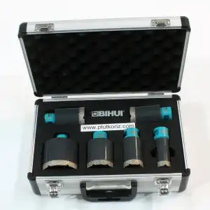 Bihui Core Bit Set of 6, 25 to 68 mm - Image 1