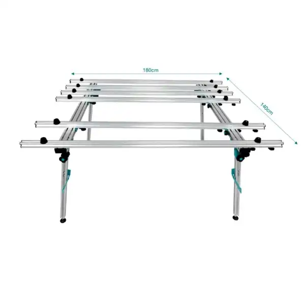 Стіл плиточника BIHUI 1800 x 1400 — робоче місце, щоб різати й підрізати плиту