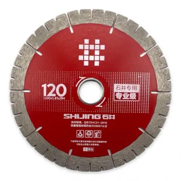Диск Shijing 120 мм для плиткорізів — ріже керамограніт рівно, просто на об'єкті