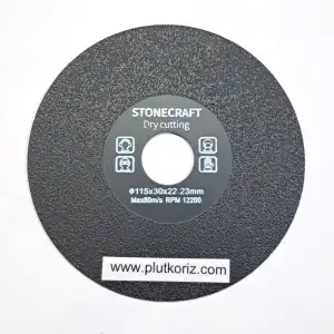 StoneCraft Vacuum Brazed Blade, 115x1.8 mm - Image 1